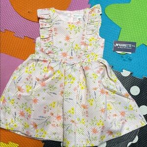 Nannette Pastel Floral Baby Dress
